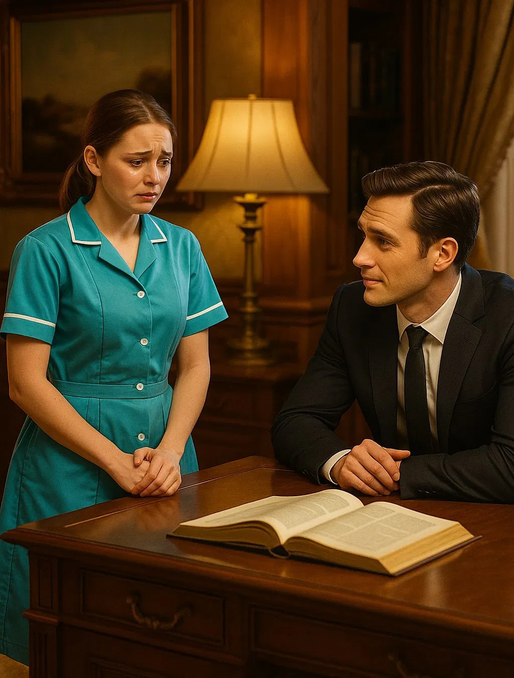 Homme d'affaires réfléchissant dans son bureau