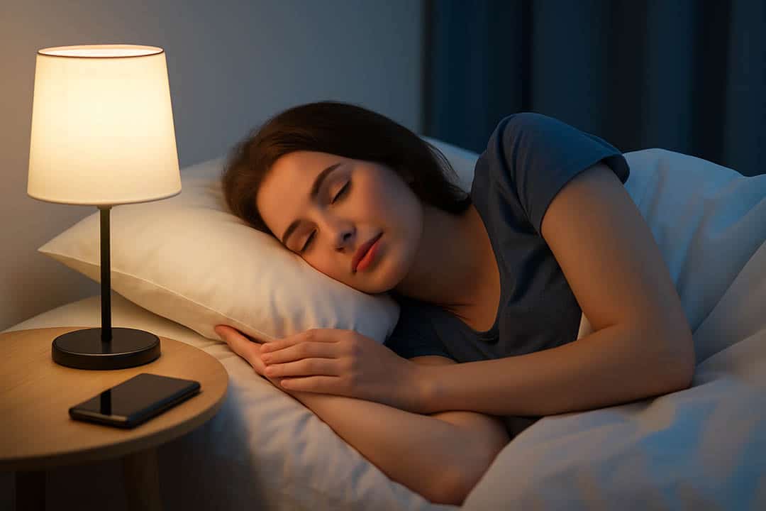 Femme dormant paisiblement