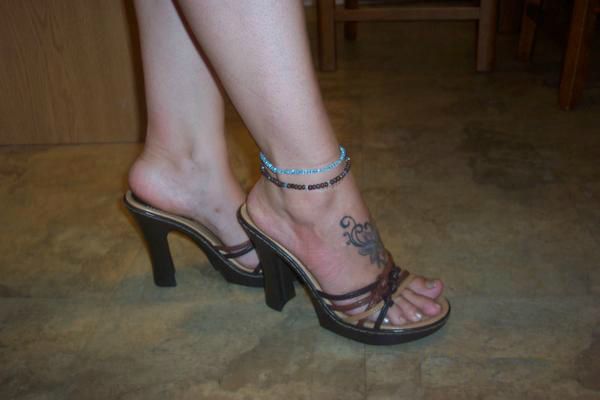 Représentation de bracelets de cheville égyptiens antiques