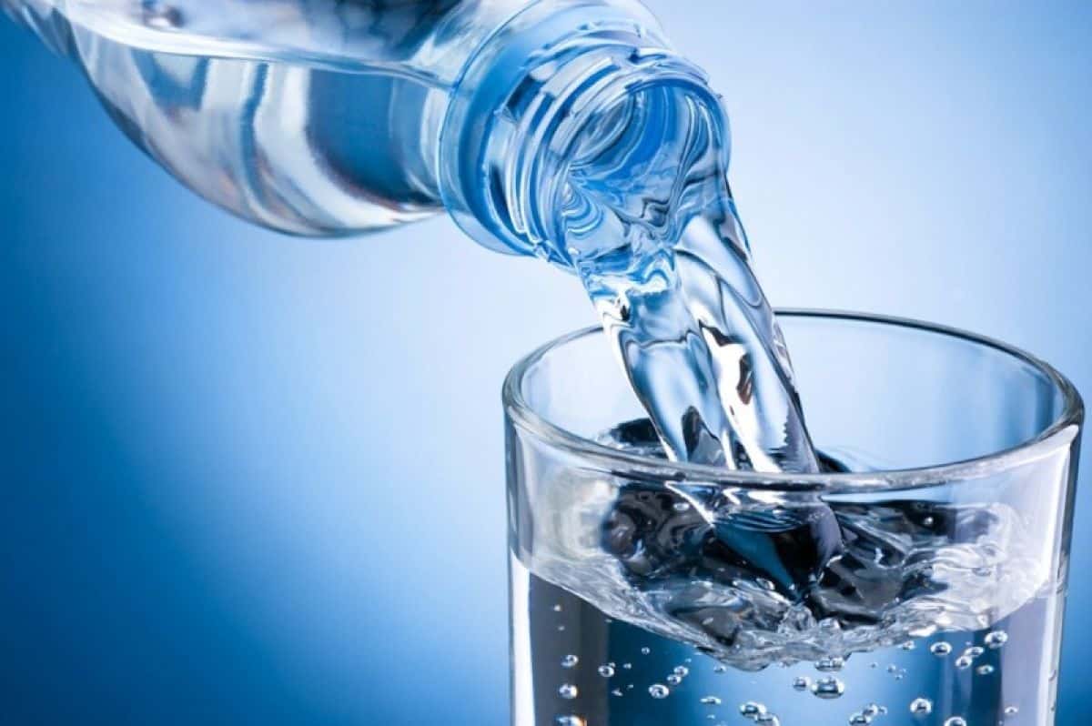 Verre d'eau fraîche