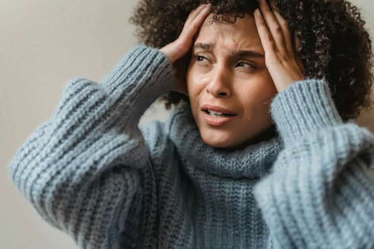 Femme stressée