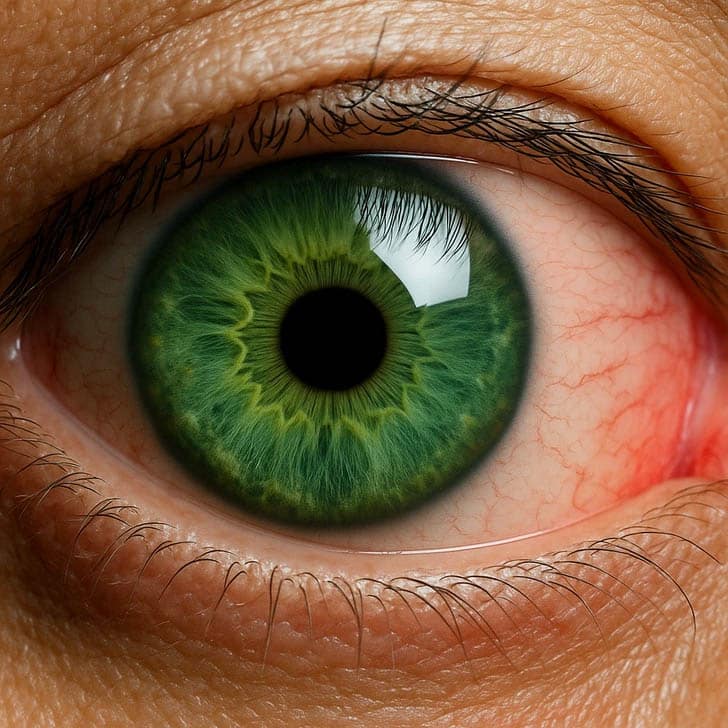 Femme se frottant les yeux