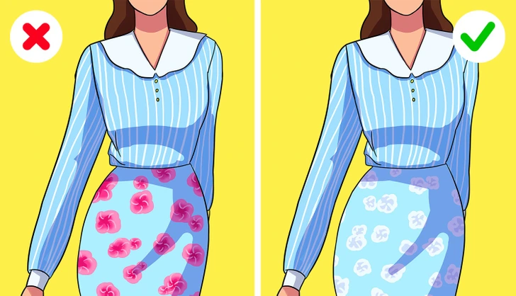 Tenue avec imprimés coordonnés