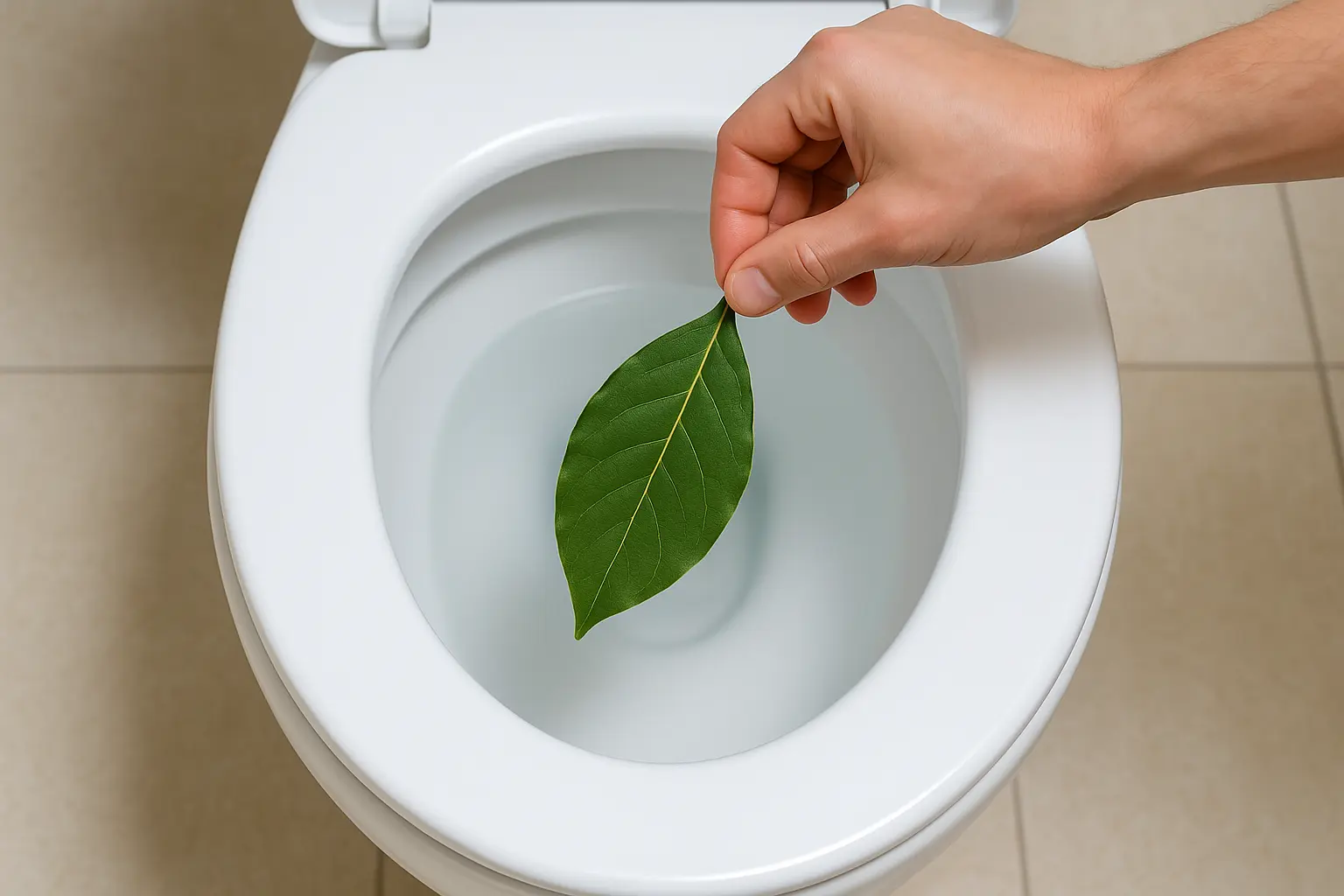 Utilisation du laurier pour l'entretien des toilettes