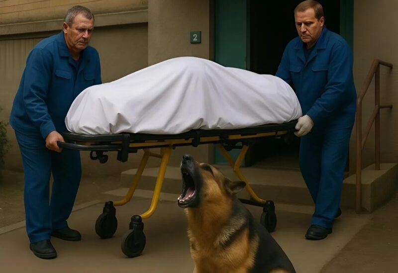 Chien et son maître âgé réunis après l’incident