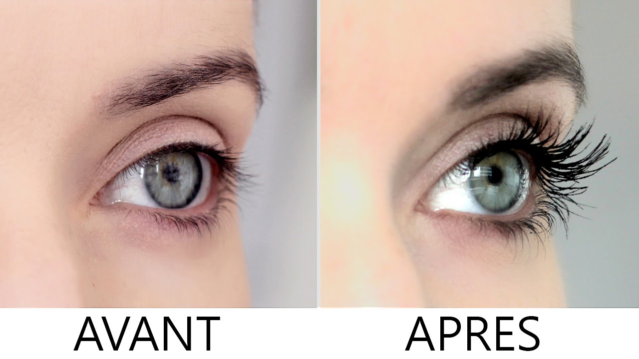 Transformation des cils après soin