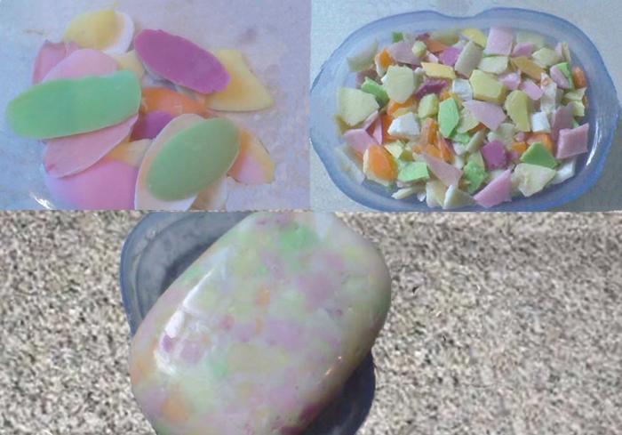 Savon liquide maison dans un flacon