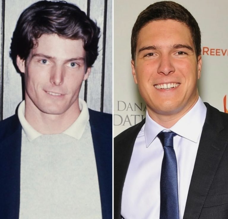 Comparaison côte à côte de Christopher et Will Reeve